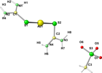 Dithioharnstoff-Gold(I) Methansulfonatkomplex