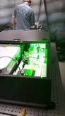 Blick in den Regenerativen Verstärker des Femtosekunden-Lasersystems
