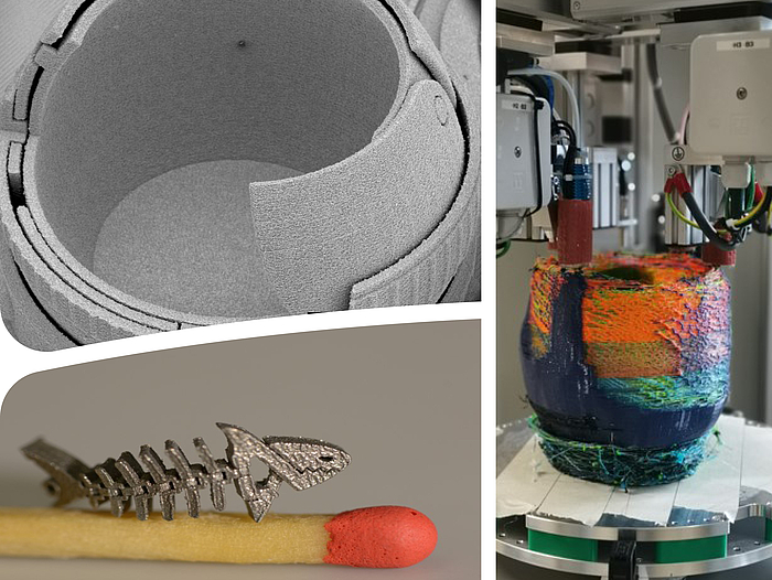 Verschiedene Prozesse im 3D-Druck