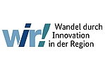 Logo der Förderinitiative WIR! Wandel durch Innovation in der Region