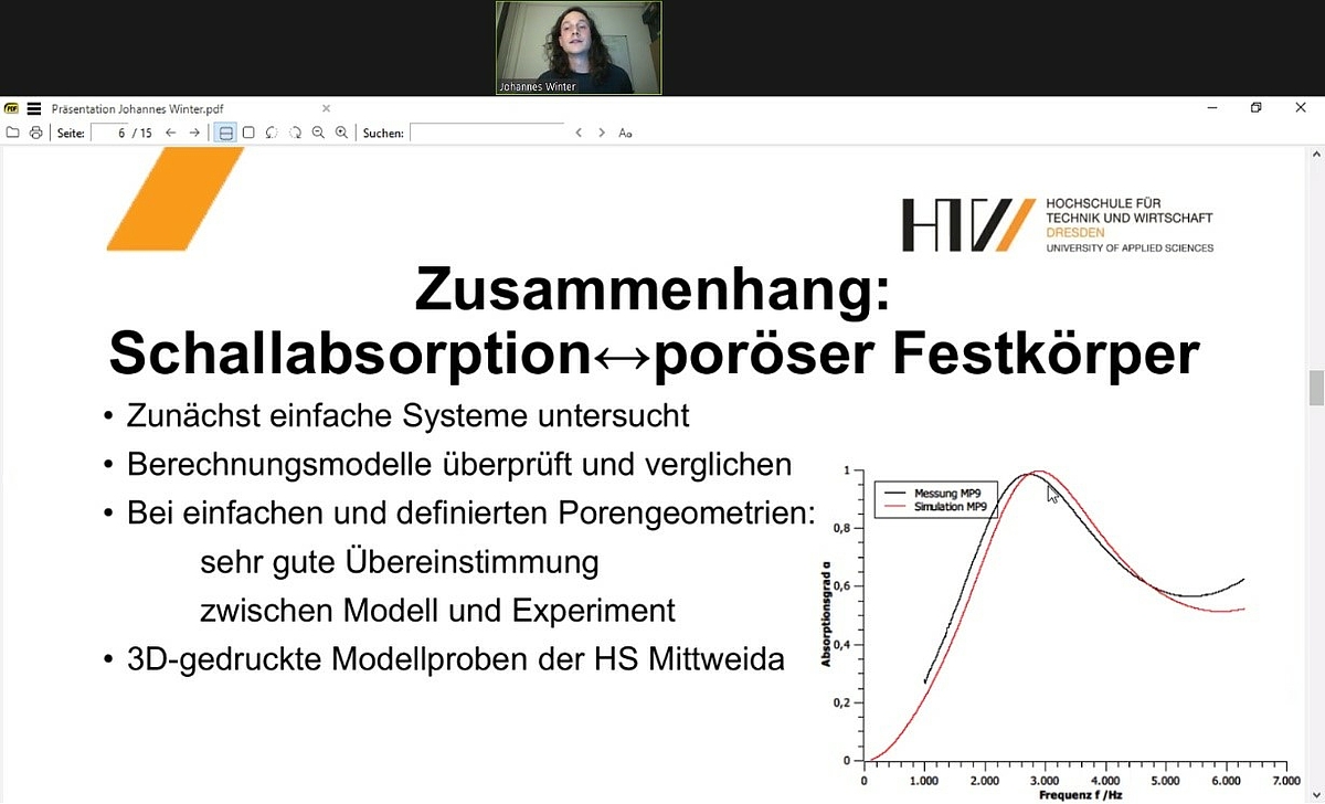 Johannes Winter bei seinem Vortrag