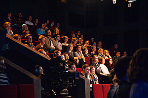 Publikum im Fernsehstudio