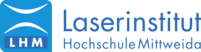 Logo und Schriftzug des Laserinstitut Hochschule Mittweida