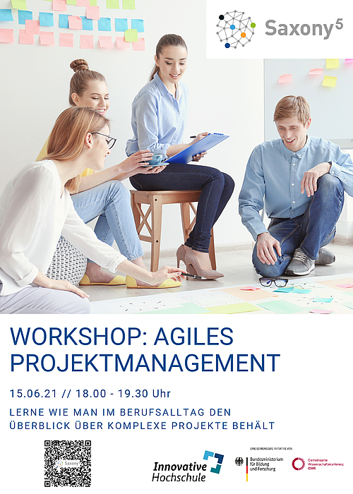 Flyer des Workshops: Agiles Projektmanagement