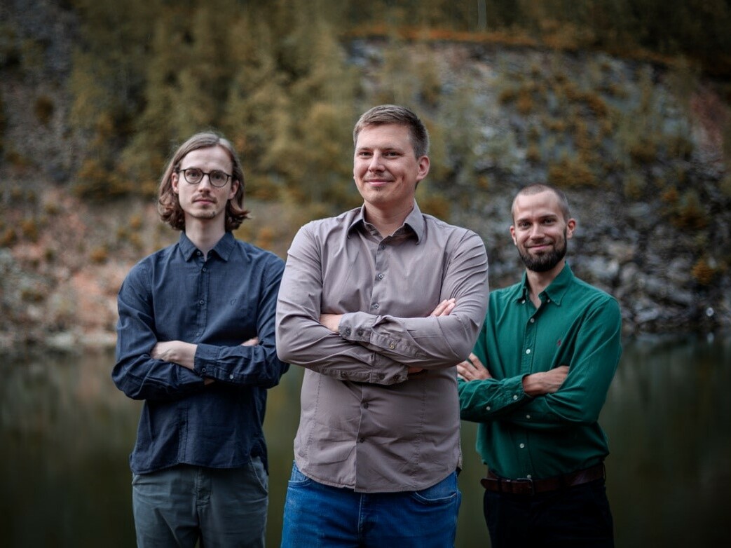 Portraitbild von Christoph Leberecht (Senior Software Developer), Dr. Joachim Haupt (Geschäftsführer) und Dr. Florian Kaiser (CTO)
